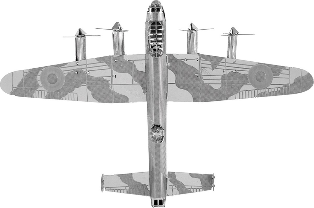 Metal Earth Modelbouw 3D Lancaster bommenvliegtuig - Metaal — afbeelding 13