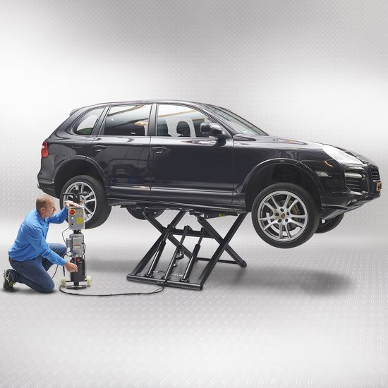 Datona® Auto poetsbrug - 230V - Zwart | bol