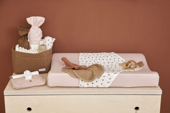 Meyco Baby Uni kruikenzak - 2-pack - badstof - soft pink — afbeelding 2