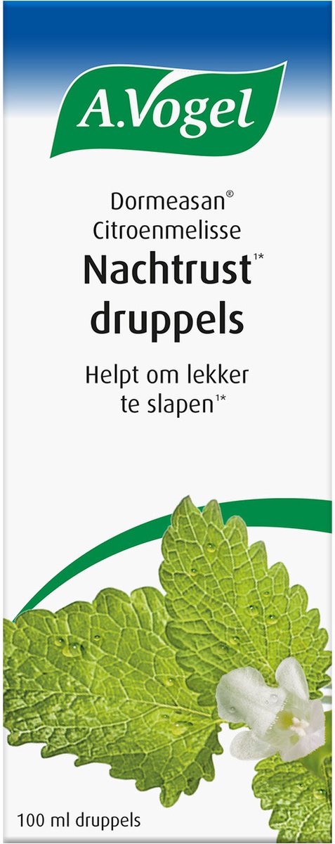 Goedkoopste A.Vogel Dormeasan Citroenmelisse Nachtrust druppels - Helpt om lekker te slapen - 100 ml