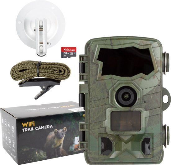 In dienst nemen ritme eetbaar Professionele Ultra HD Wildcamera met Nachtzicht en WiFi+App –  Bewakingscamera voor... | bol.com