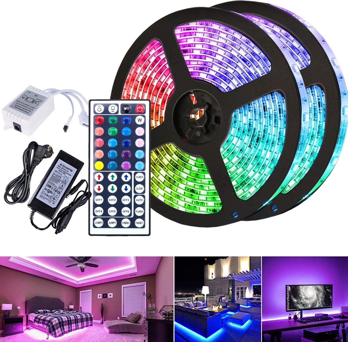 10M LED strip licht band verlichting LED strip licht keten RGB LED