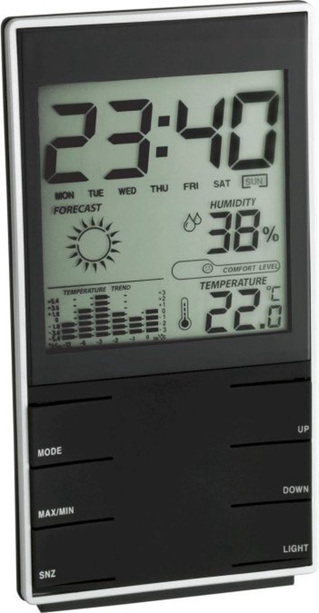TFA Dostmann Komfort 35.1102.01 Draadloos weerstation
