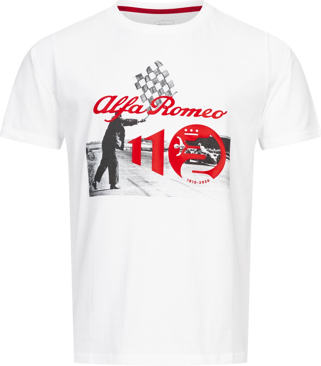 ALFA ROMEO Anniversary Race Heren T-shirt maat XL