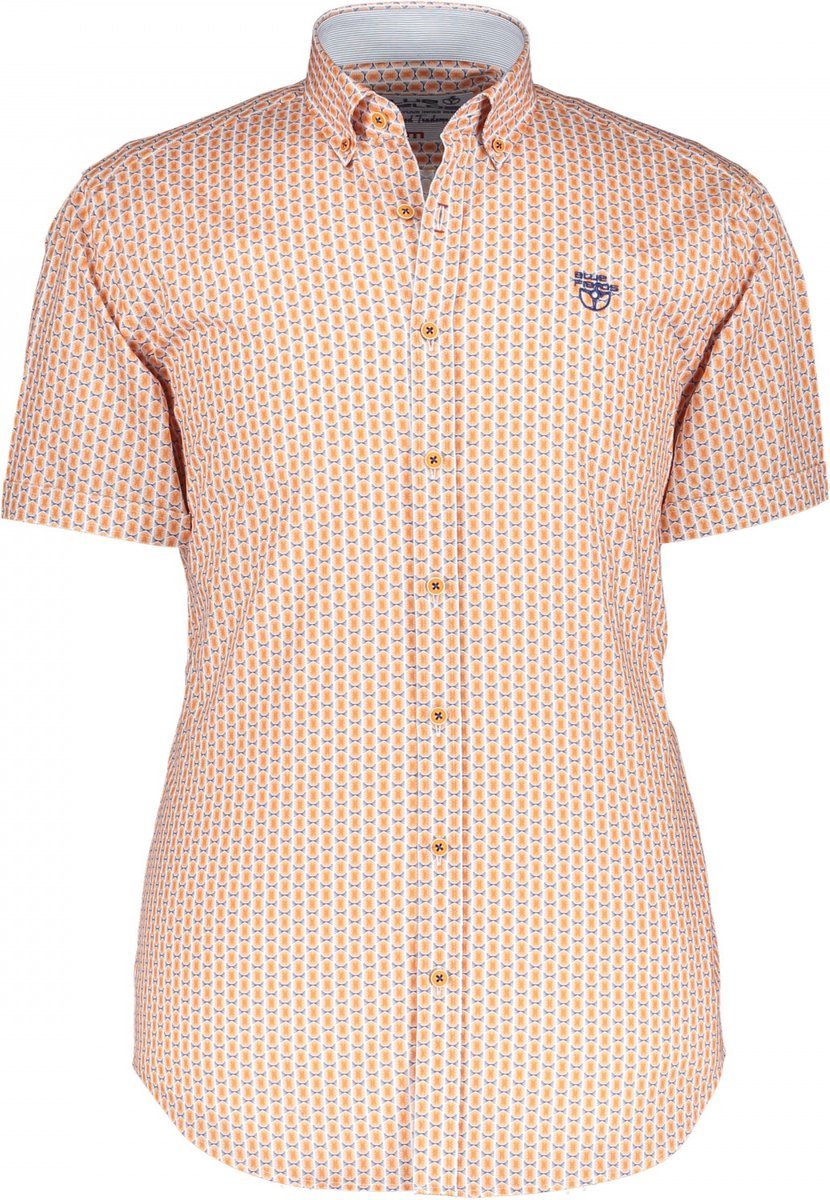 BlueFields Overhemd - Blouse - Oranje - Maat S