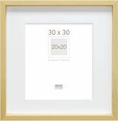 Deknudt Frames fotolijst - naturel - passe-partout - 20x20 / 30x30 cm