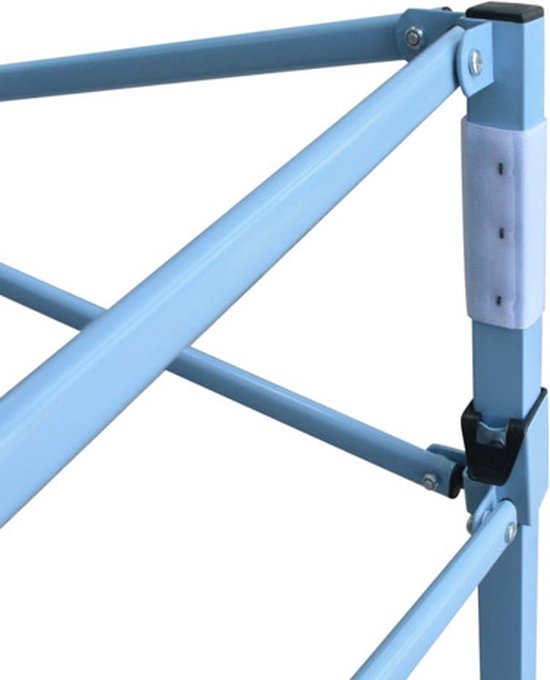 vidaXL Tente de réception pliante avec 3 parois latérales 3 x 4 m Crème Acier