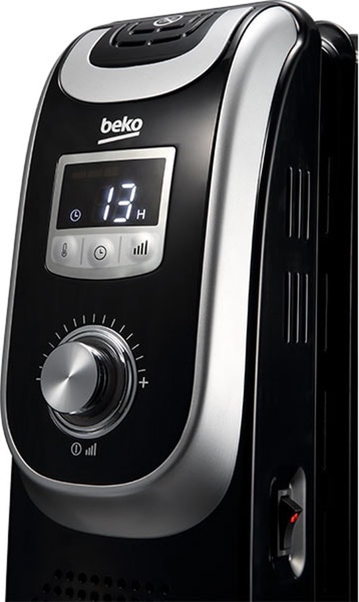 Beko RHO8122T electrische verwarming Binnen Zwart 2000 W Olie elektrisch verwarmingstoestel