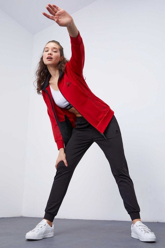 La Pèra Rood Vrijetijdspak Huispak Trainingspak Tracksuit - XXL