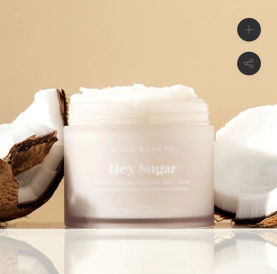 Hey, Sugar Exfoliating All Natural Body Scrub Coconut