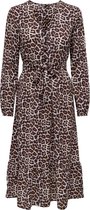 ONLY ONLNOVA LUX L/ S AMY ROBE LONGUE AOP PTM Robe Femme - Taille XS