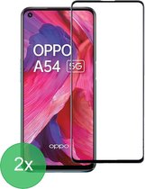 Screenprotector Geschikt voor: Oppo A54 5G / A74 5G / A93 5G Full 2x - screen protector - volledige glas - bescherming - beschermglas - ZT Accessoires