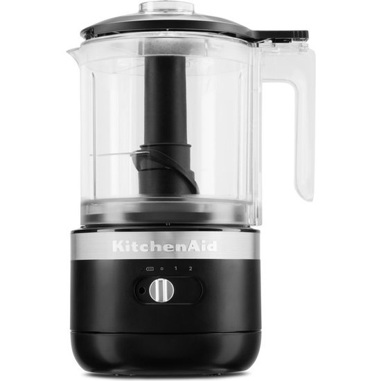 KitchenAid Mini Robot Hachoir 0,83 L 240 W - Noir Onyx - Idéal Pour Sauces, Vinaigrettes Et Préparations Rapides