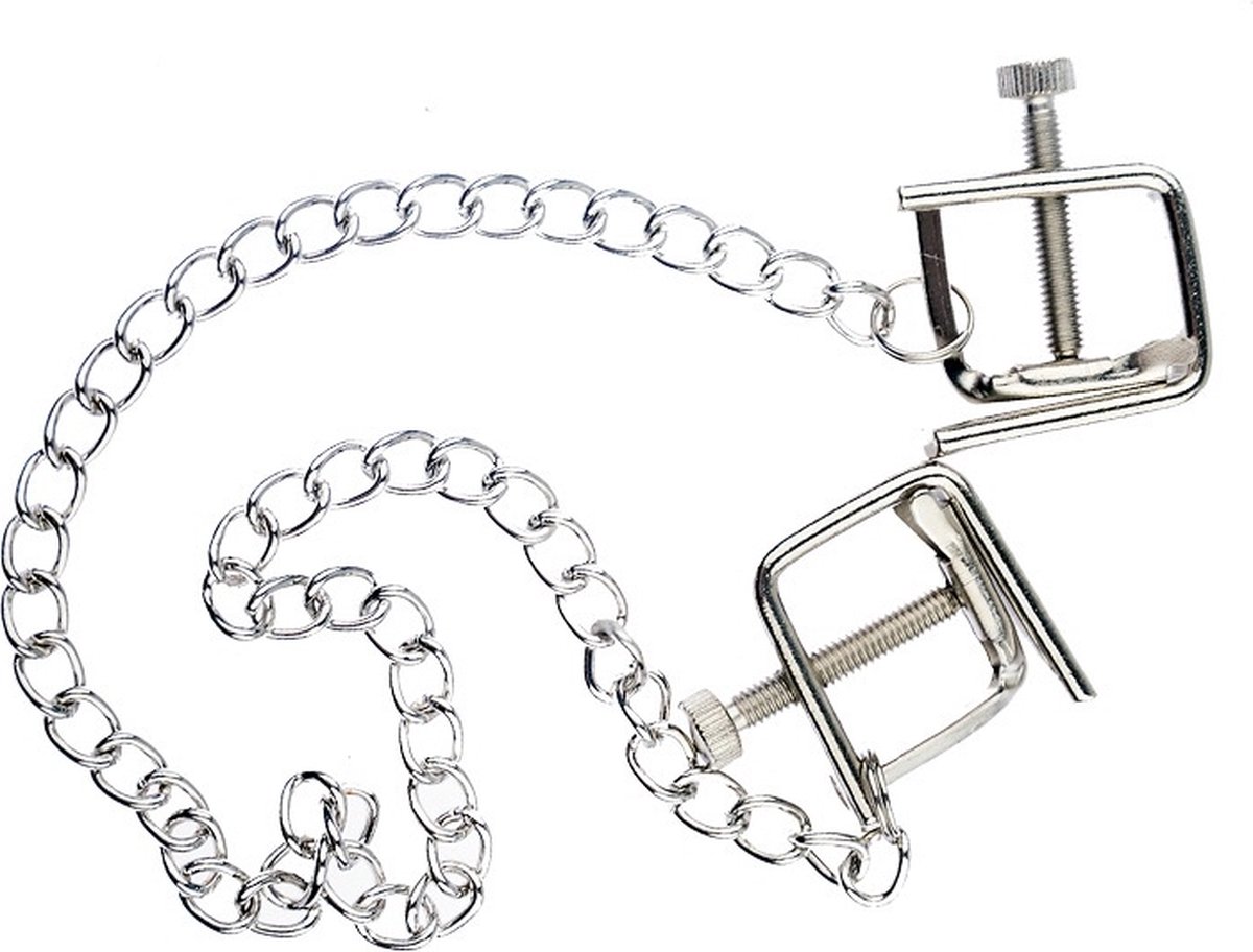 Goedkoopste Tepelklemmen met zilveren ketting