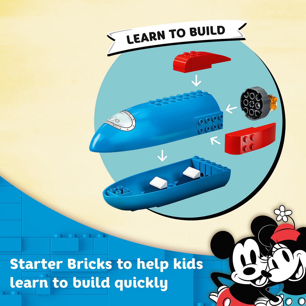 LEGO Disney Mickey and Friends Mickey Mouse & Minnie Mouse ruimteraket 10774 — afbeelding 21
