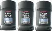 Dove Men + Care Cool Fresh Déodorant Homme - Déodorant Stick Sans Sans alcool - Rafraîchit et Soigne 48h Contre la Sueur et les Odeurs Corporelles - Déodorant Homme Value Pack 3 Pièces
