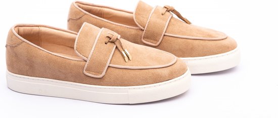 Zerba - Heren Sneakers - Maat 39 - Apricot Leer - Verona