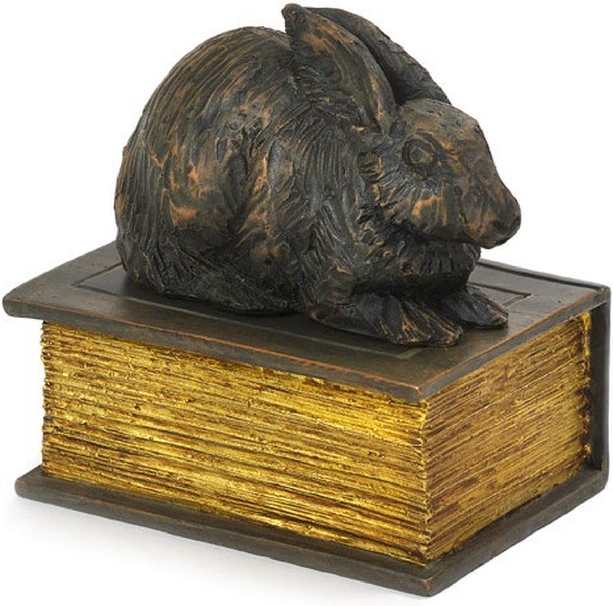 Konijnenurn Konijn op boek urn