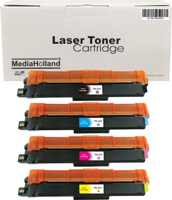 MediaHolland Private Label Toners TN-243 / TN-247 Advantage pack 4 pièces