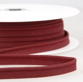Paspelband 1 meter 10mm bordeaux - dépassant voor afwerking - paspel voor naaien