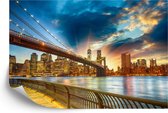 Fotobehang Uitzicht Op New York City - Vliesbehang - 405 x 270 cm