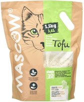 Kattenbakvulling 1,5 Kg Soya Wit (8 Stuks)