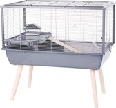 Cage pour hamster Zolux Neolife 80 - Dierenverblijf - 78x48x75 cm - Grijs