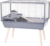 Zolux Neolife 80 Hamsterkooi - Dierenverblijf - 78x48x75 cm - Grijs