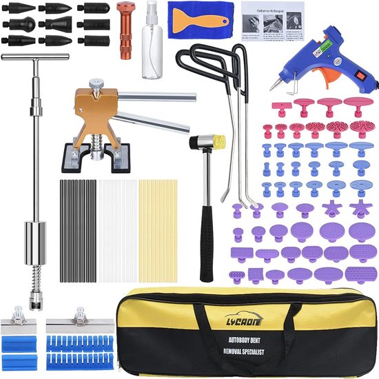 Kit d'extracteur de bosses – Kit d'outils de débosselage de voiture sans  peinture –