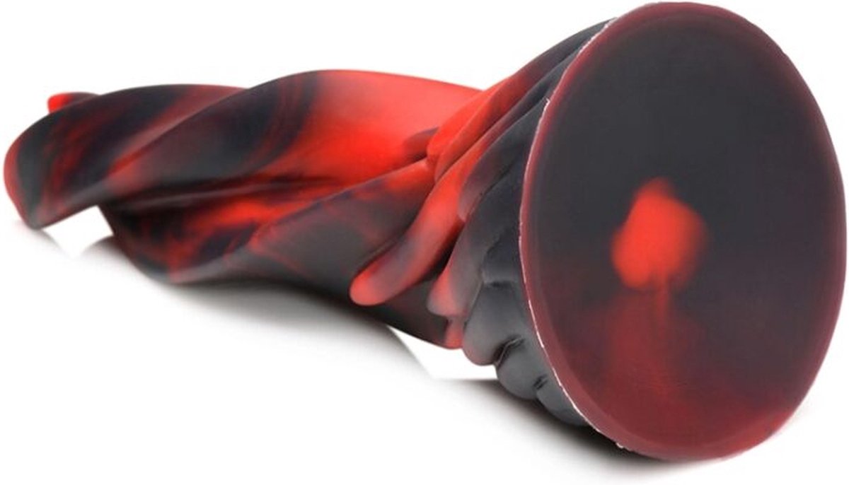 Hell Kiss Twisted Tongues Silicone Dildo -  – XR Brands