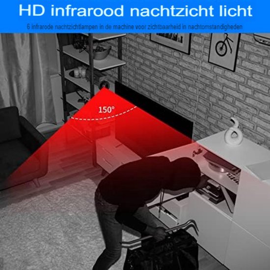 Cctv Camerasysteem - Camera Beveiliging Draadloos Wifi - Wifi Beveiligingscamera Set Buiten - Zwart van Blokker — afbeelding 3