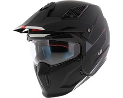 MT HELMETS Streetfighter SV Jethelm - Motorhelm - Mat zwart - Maat L