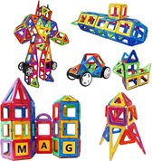 Magblock Magnetische Tegels Set, Magnetics Bouwstenen|Magneet Bouw Kinderen Speelgoed voor Kinderen Creativiteit Educatieve Blok Games voor 3 4 5 6 7 8 Jongens en meisjes (115 stuks)
