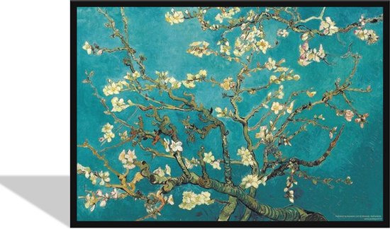 Vincent van Gogh fotolijst Amandelbloesem - Poster Almond Blossom - Formaat 50x70cm