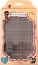 Studio Light • Essentials Acrylic stamping block for large stamps