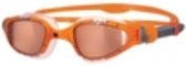 Zoggs - Aqua Flex Zwembril - Volwassenen - Oranje/Titanium - Maat: One Size