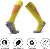 MyStand® Grip Chaussettes Voetbal Sport Grip Chaussettes Hautes Anti Ampoules Unisexe Taille Unique - Jaune