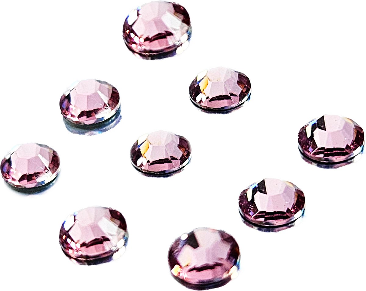 Strass steentjes - SS20 - Plak stenen - Roze - 10.000 stuks - decoratie nagels - rhine stones glitter