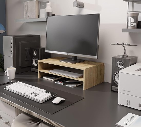 Beeldschermstandaard Monitorstandaard met USB Hub