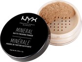 NYX Professional Makeup Mineral Finishing Powder - Medium/Dark - Finishing Powder - 8 gr