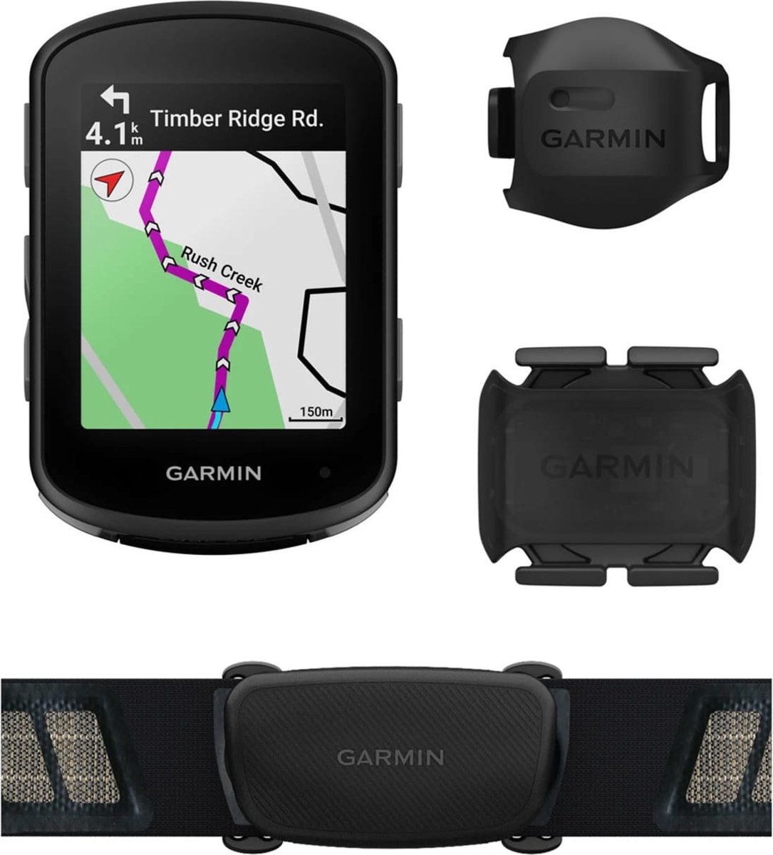 Garmin Edge 540 Bundel - Fietscomputer - Zwart