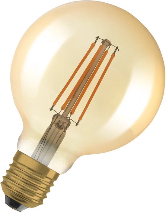 OSRAM 4058075754737 LED-lamp Energielabel E (A - G) E27 Ballon 6.5 W = 55 W Warmwit (Ø x h) 95 mm x 95 mm 2 stuk(s)