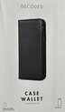Apple iPhone 13 Hoesje - Decoded - Case Wallet Serie - Echt Leer Bookcase - Zwart - Hoesje Geschikt Voor Apple iPhone 13