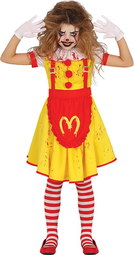 Fiestas Guirca - Miss Mckiller meisjes (5-6 jaar) - Carnaval Kostuum voor kinderen - Carnaval - Halloween kostuum meisjes