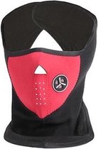 CHPN - Skimasker - Motormasker - Neopreen - Zwart/rood - Masker - Sportmasker - One size