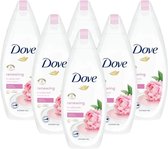 Dove Sweet Cream & Peony Douchegel - 6 x 250ml - Voordeelverpakking