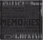 MBI - Memories - Black Gloss Post Bound Album 12"X12" (848121)