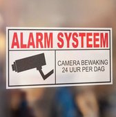 Camera Alarm Systeem Sticker