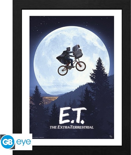 Abysse - Poster - Framed collector print met kader 30 x 40cm E.T. film Moon