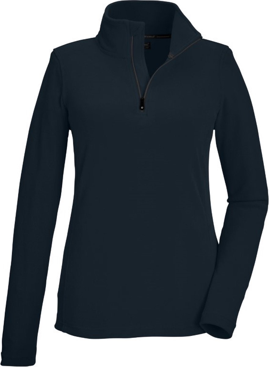 Killtec skipully dames - dames ski pully - 40880 - petrol - korte rits - maat 38